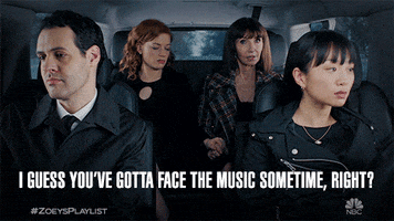 Face The Music Nbc GIF by Zoey's Extraordinary Playlist