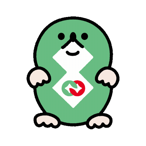Moguu Sticker by MUSUBI.Inc