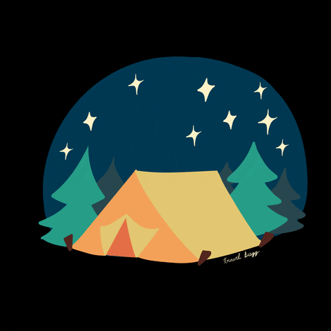 Travel camping gif by slugbugg - find & share on giphy
