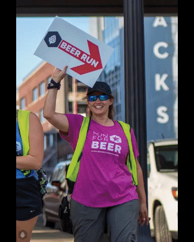 USBreweryRun international womens day women owned female founder beer run GIF