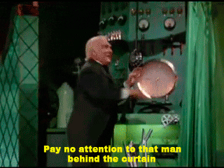 The Man Behind The Curtain GIFs - Get the best GIF on GIPHY