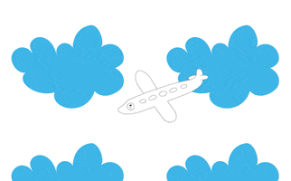 felipecastillogatica avion piloto nubes volando GIF