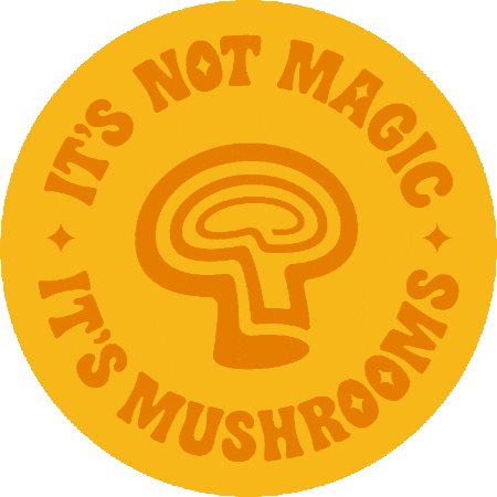 Magic Mushrooms Sticker by The Mushroom Council