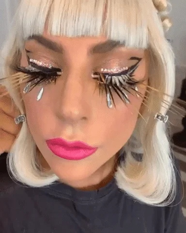 Lady Gaga Makeup GIF by MOODMAN