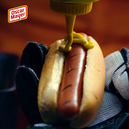 oscar_mayer food hungry hot dog bun GIF