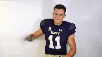 Navy Football Evan Fochtman GIF by Navy Athletics
