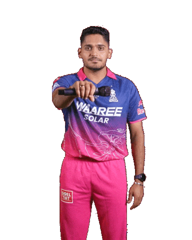 Halla Bol Mic Drop Sticker by Rajasthan Royals
