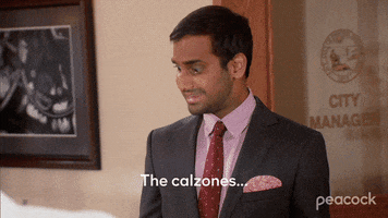 Parks And Recreation Calzone GIF by PeacockTV