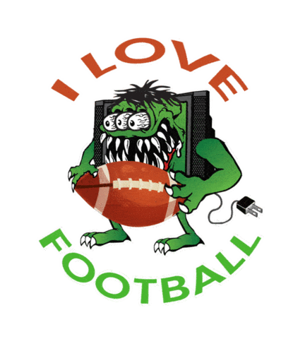 Go Team Football Sticker by Theater Monster