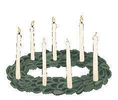 Pray Merry Christmas Sticker by Ancient Faith Kids