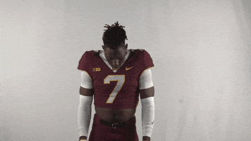 Serious Football GIF by Minnesota Gophers