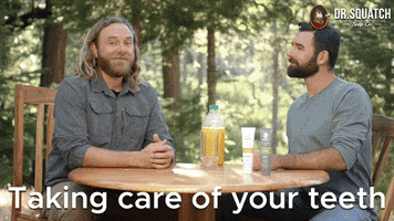 Take Care Toothpaste GIF by DrSquatchSoapCo