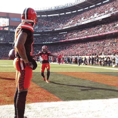 Odell Beckham Jr Hello GIF by Cleveland Browns