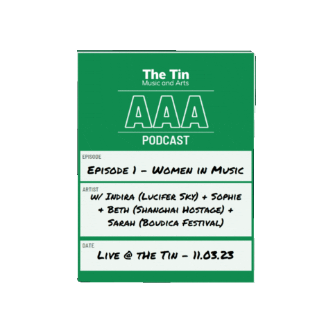 The Tin Music and Arts Sticker