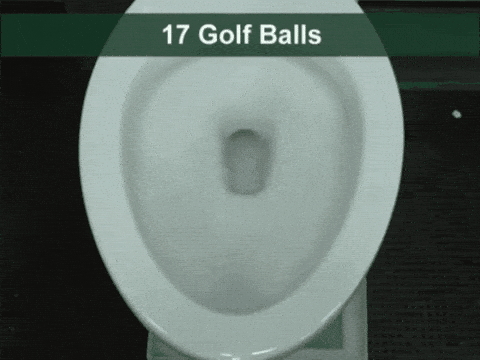 17 golf balls