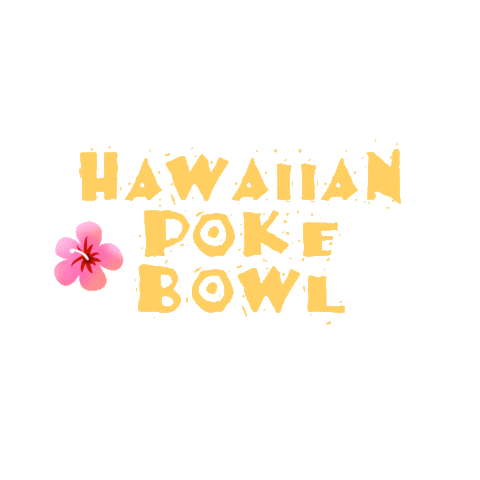 Hawaiian Poké bowl Sticker