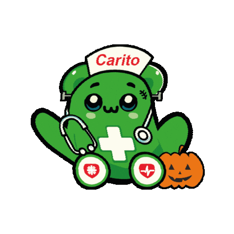 Halloween Carito Sticker by Caritas Gesundheit Berlin