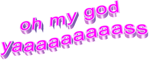 oh my god yes Sticker by AnimatedText