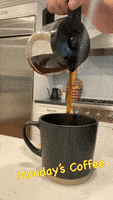 Good Morning Monday GIF by Berk's Beans Coffee