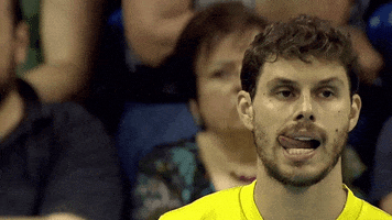 Bruno Rezende Tongue GIF by Volleyball World