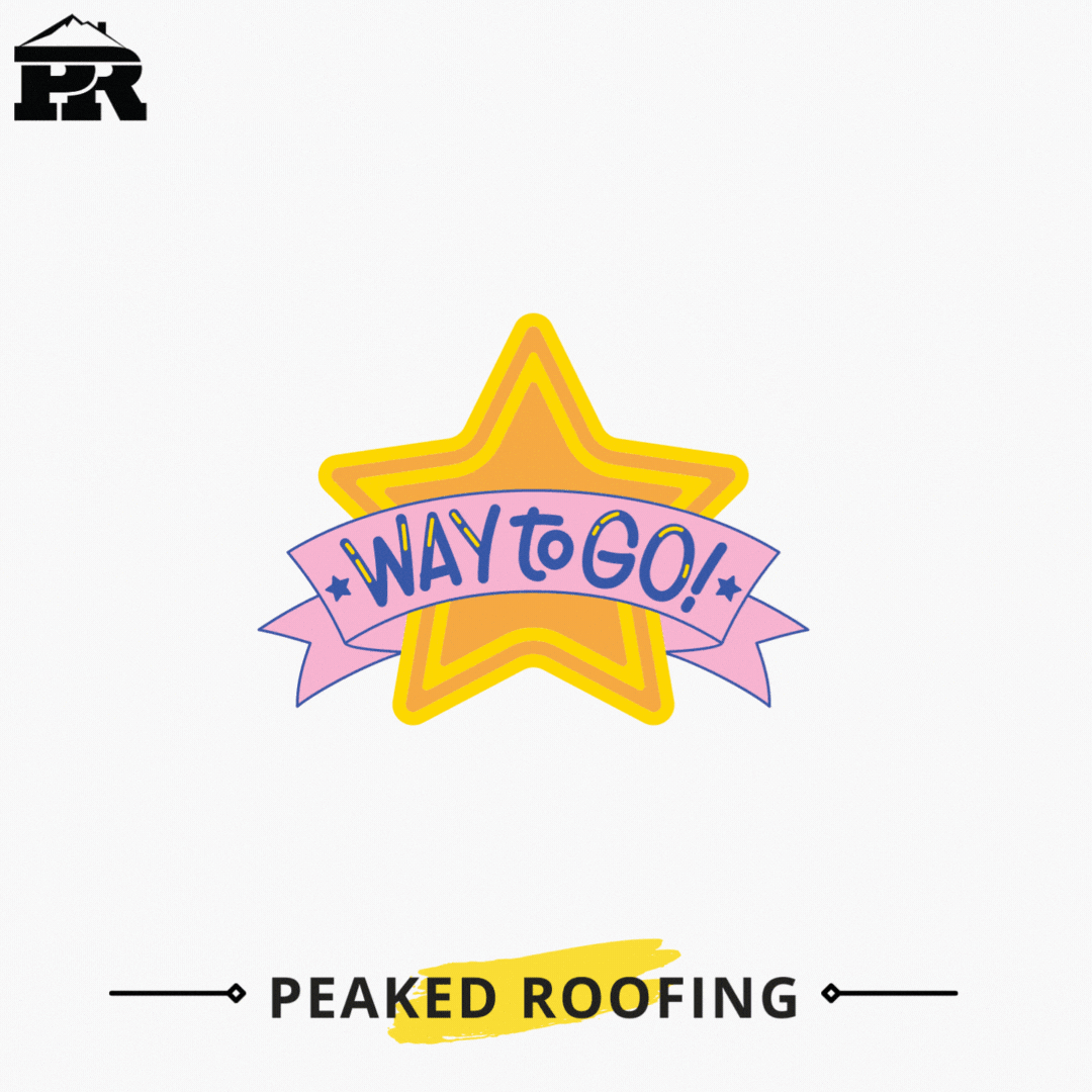 Way To Go GIF by Peaked Roofing Find & Share on GIPHY