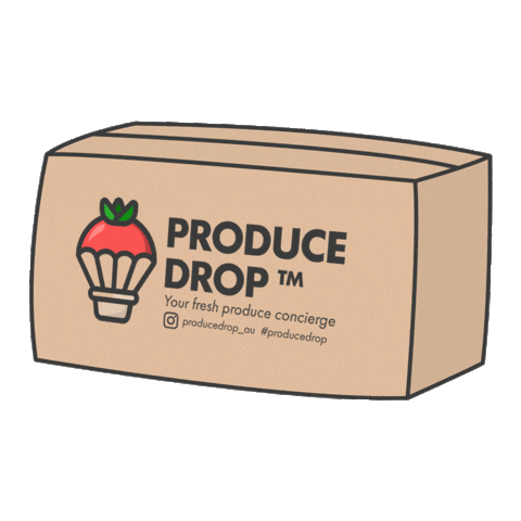 Produce Drop Sticker