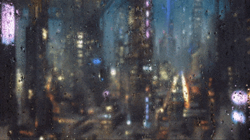 City Of Light Rain GIF by vrammsthevale