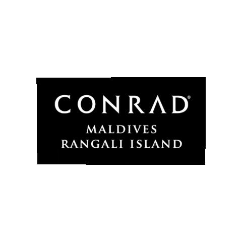 Maldivas Sticker by Conrad Maldives Rangali Island