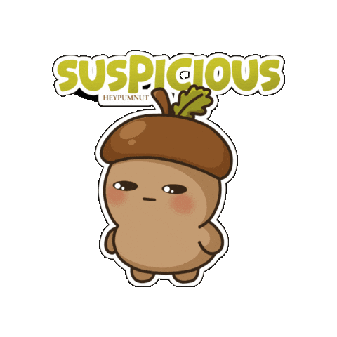 Suspicious Sticker Sticker