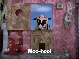 Season 5 Cow GIF by Pee-wee Herman