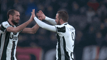 High Five Gonzalo Higuain GIF by JuventusFC