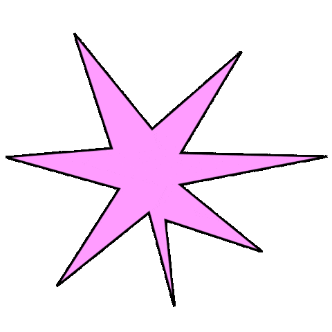 Pink Star Sticker by JVAL Openair