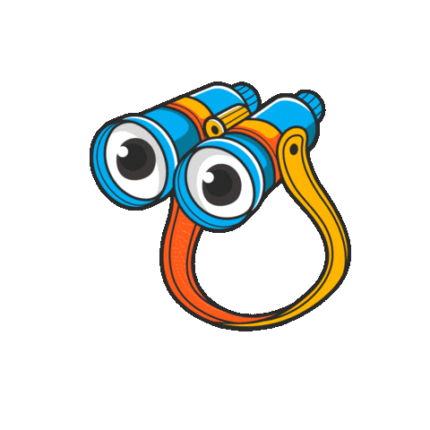 Binoculo Sticker by Bilam Infláveis