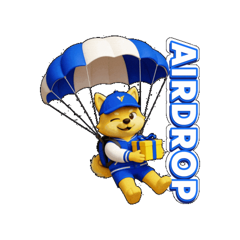 Airdrop Sticker by BYDFi