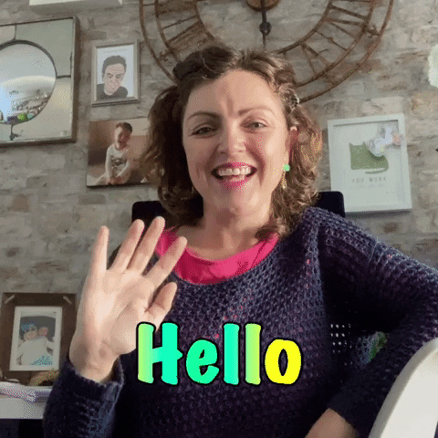 Nice To Meet You Say Hello GIF by Honed Not Cloned