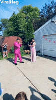 Powder Explodes All Over Wife At Gender Reveal GIF by ViralHog