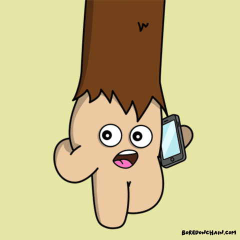 Smartphone Calling GIF by Bored On Chain