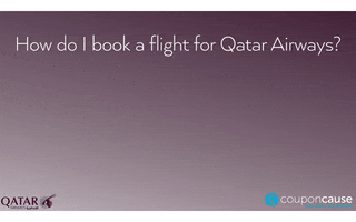 Qatar Airways Faq GIF by Coupon Cause