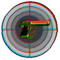 Gun Sticker by Point Blank Shooting