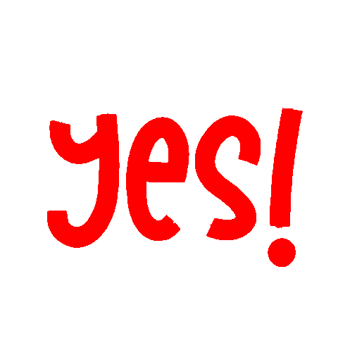 Yes Sticker