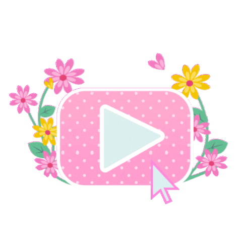 Pink Play Sticker for iOS & Android
