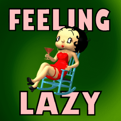 Betty Boop Lazy Day GIF