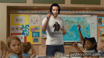 Keanu Reeves Teacher GIF by Morphin