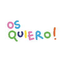 Os Quiero I Love You Sticker