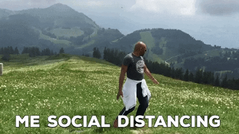 Keep Your Distance Reaction GIF by Robert E Blackmon - Find ...
