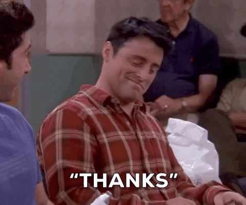 Episode 2 Thank You GIF by Friends - Find & Share on GIPHY
