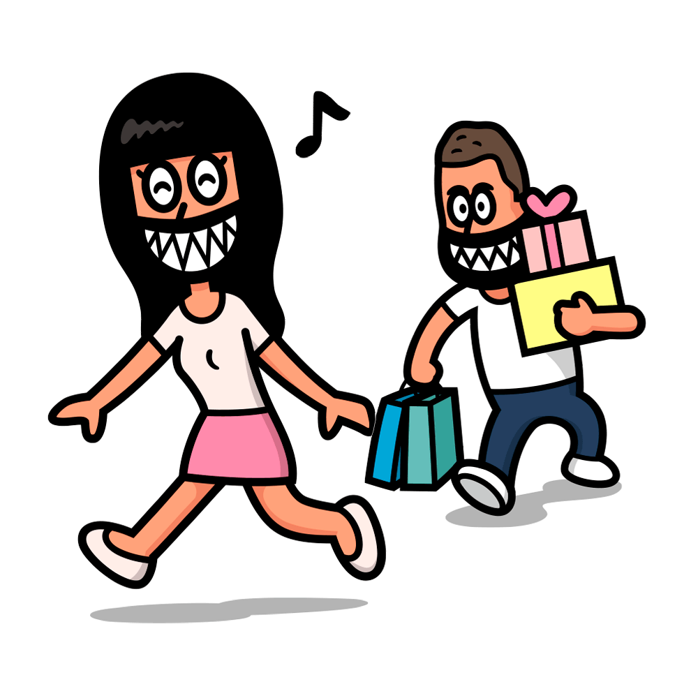 Happy Shopping GIF by Naeleck Find & Share on GIPHY