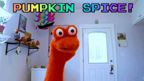 Happy Pumpkin Spice GIF by The Fact a Day - Find & Share on GIPHY