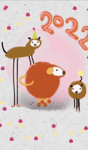 New Year Animation GIF by Kimmy Ramone