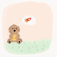 Dog Illustration GIF